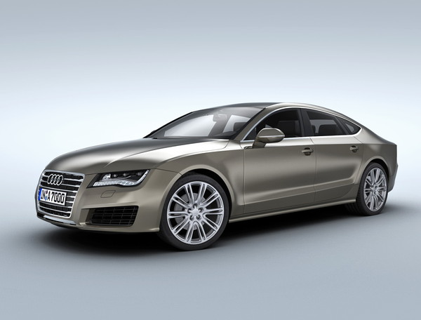 3d model audi car - Audi A7 Sportback (2011) by Swan3DStudios